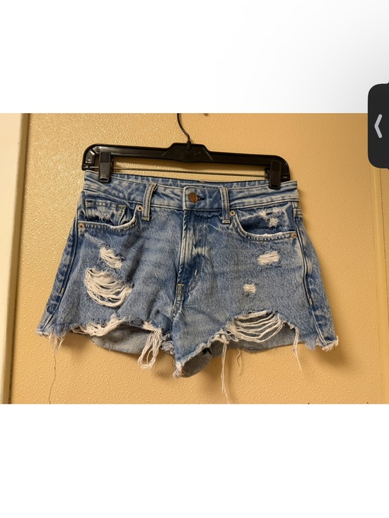 Arizona Jean Company Pants - Arizona Jean Company Light Blue Distressed Cutoff Shorts